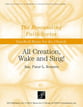 All Creation, Wake and Sing! Handbell sheet music cover